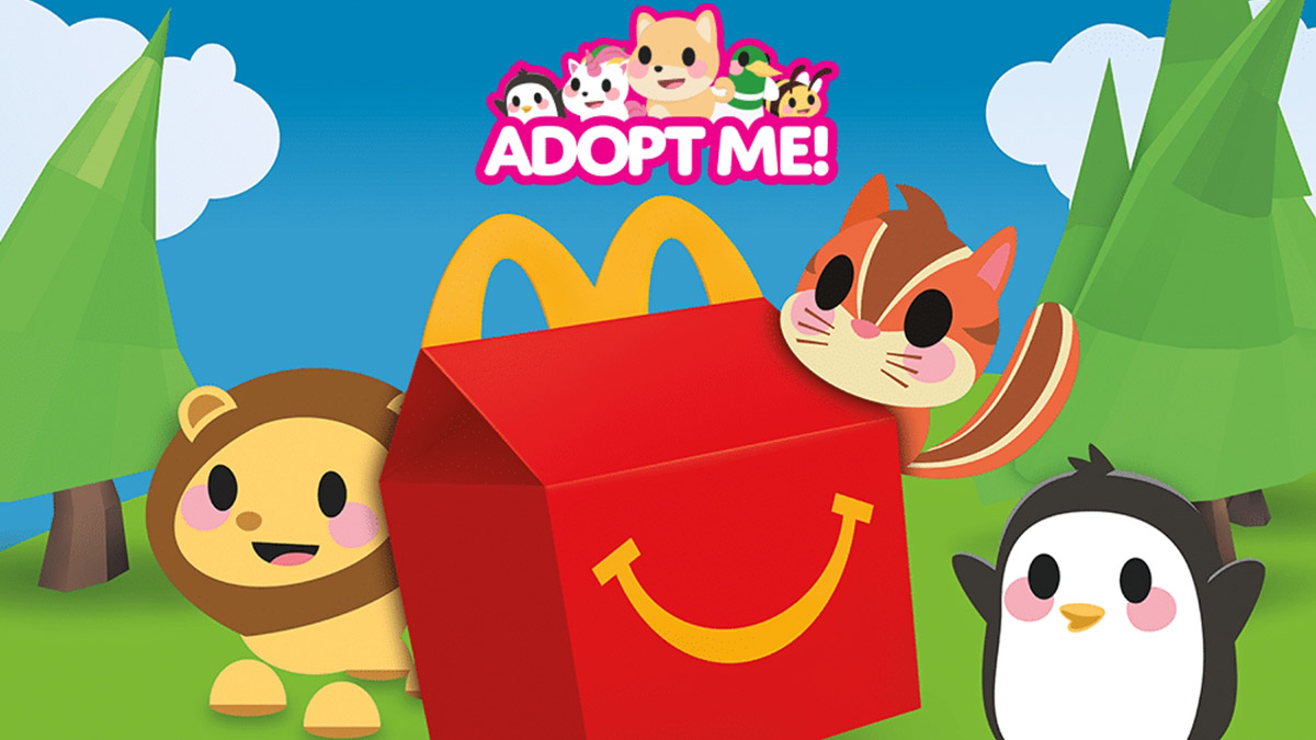 Roblox Adopt Me! Collaborates with Mcdonald's Happy Meal - Holopets